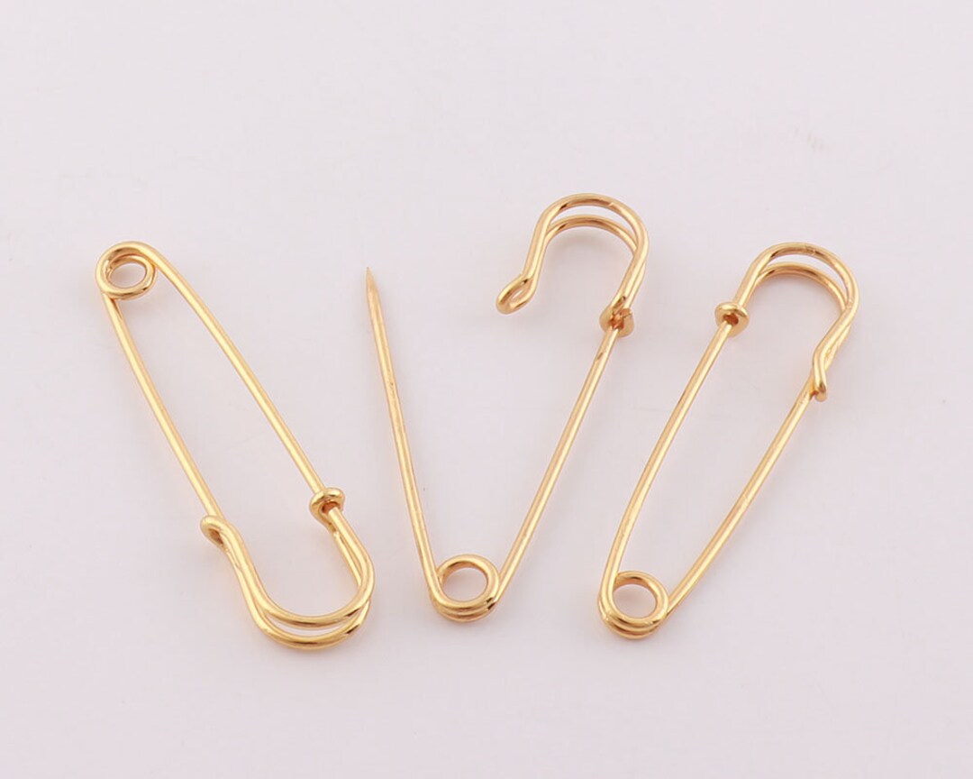 30pcs Gold Safety Pinsewing Safety Pinsdecorative Pins - Etsy