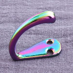 4Pcs Rainbow towel hook, Farmhouse Hook,Wall Hook,Hat hook, bag hooks,bathroom hook - 1-1/2&quot; (38mm)