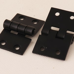 Metal hinges,Metal Hinges Curved,Decorative Small Box Hinges for Jewelry Boxes,Hinges Door & Furniture,Small Door Hinges-42mmx26mm*6pcs