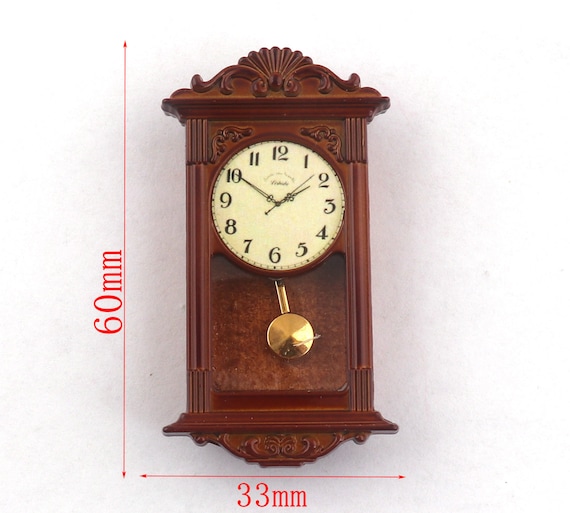Mini-Vintage-Uhr Im Römerstil – Süße Wanduhr Für Puppenhaus & Deko Im Kinderzimmer