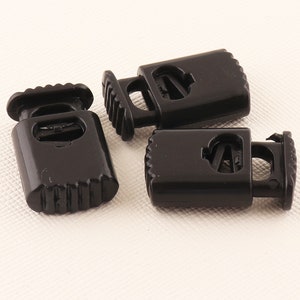 24PCS tappo di blocco del cavo di chiusura alterna con molla metallica, interruttore di blocco del cavo del pulsante, cavo Stopper blocco fine alterna con molla in metallo-8MM
