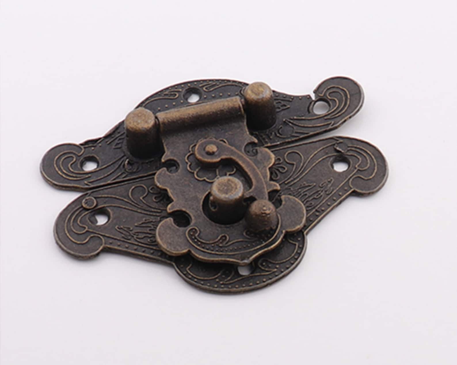 68mm Antique Bronze Latch Box Latch Jewelry Box Hasp Rustic Etsy