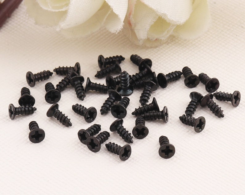 Flat Head Wood Screws small Box Hardware Screwsmetal Etsy