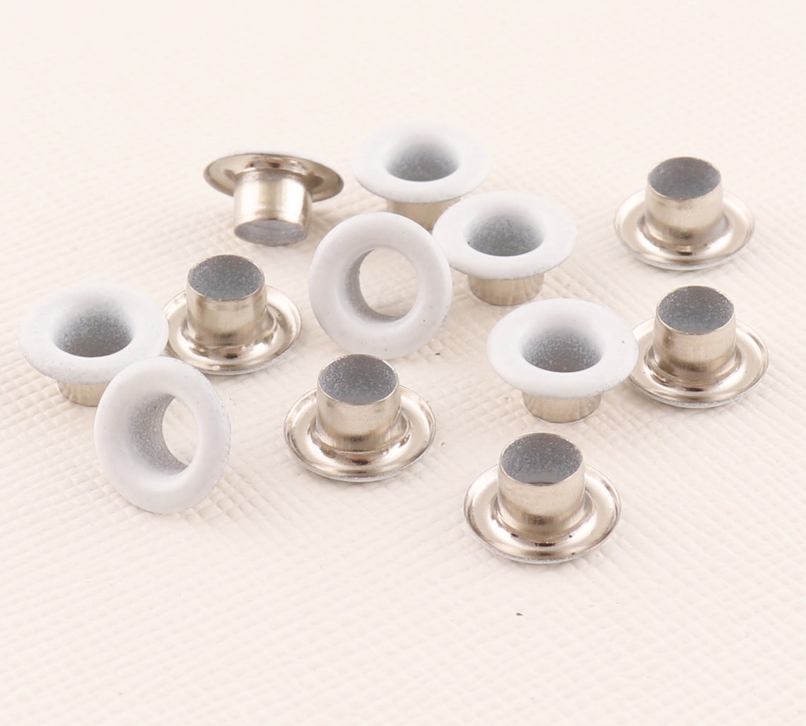 300pcs Grommets Eyelets Sewing Eyeletswhite Leather Etsy