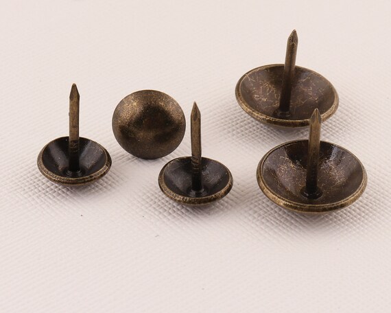 Bronze Push Pins, Thumb Tacks, Decorative Tacks, Furniture Tacks, Sofa Tacks,  Upholstery Tacks, Decorative Push Pins 