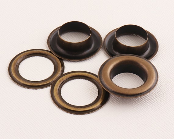 Bronze Metal Eyelets 20set Eyelets Grommets With Washers 13mm