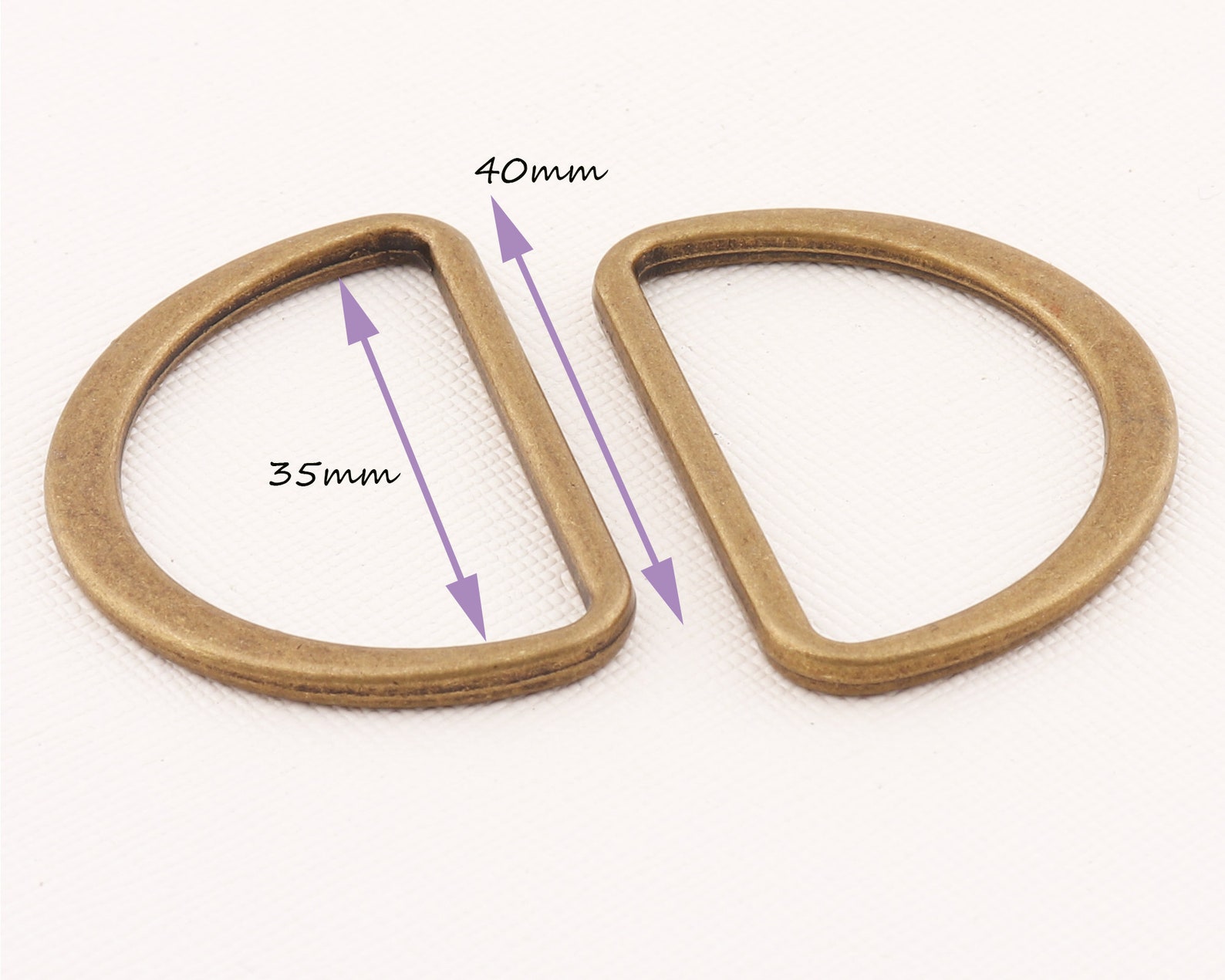 Dee Rings for bing Strapping Metal D Rings /35mm Metal D Etsy