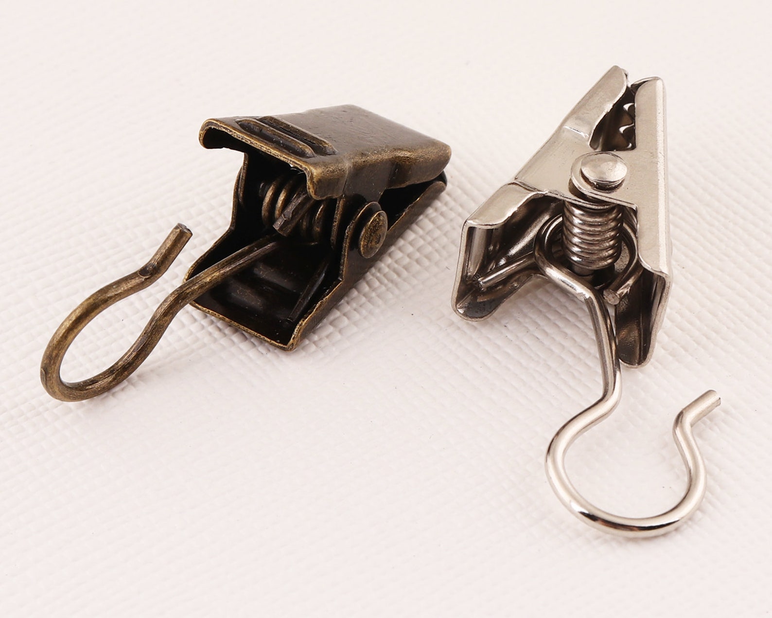 Curtain Clipmetal Clip Silver/ Bronze Suspender Clip Etsy