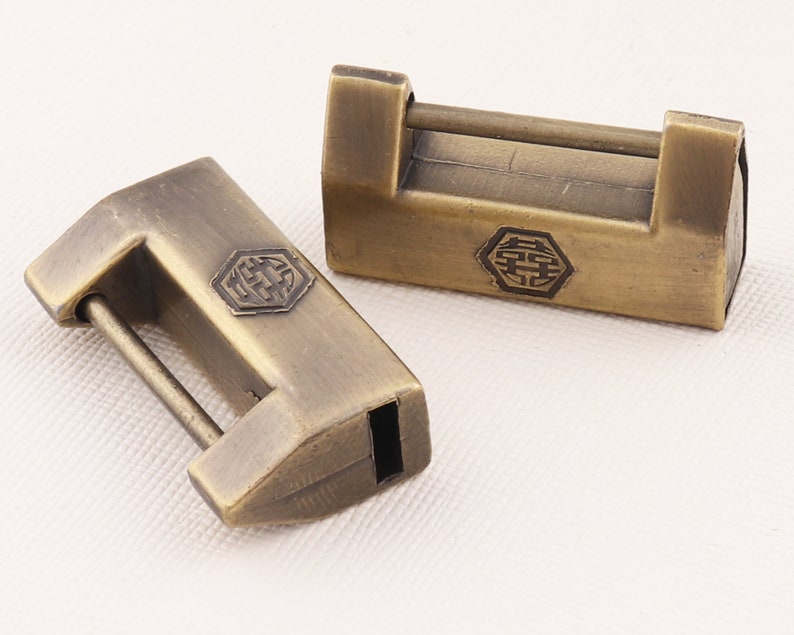 Padlock Lock/key for Jewelry Box Collocation/33mm Chinese Etsy