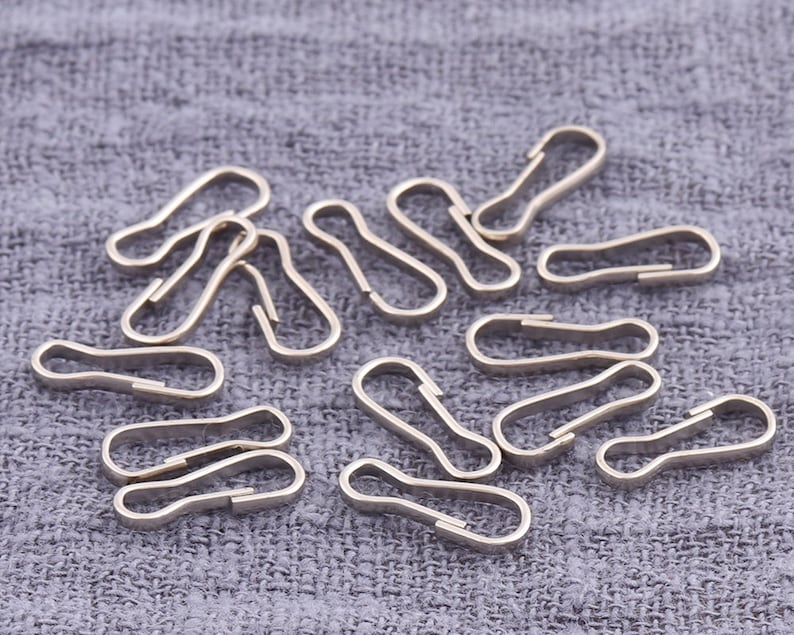 30pcs Silver Lanyard Clip HolderMetal Lanyard HolderLanyard Etsy