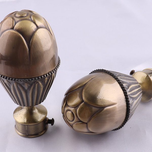 Curtain Rod Finials Etsy