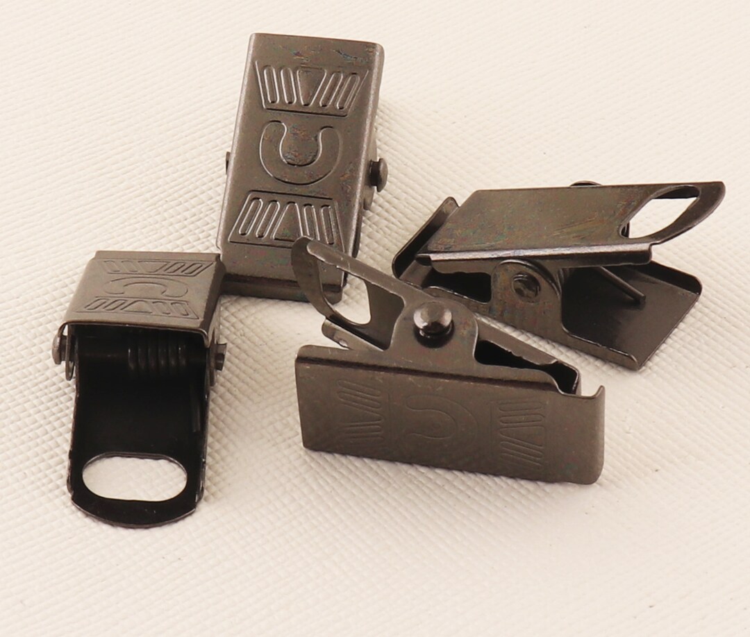 Black Metal ID Badge Clips,badge Holders,id Holder Clips, Name Tag
