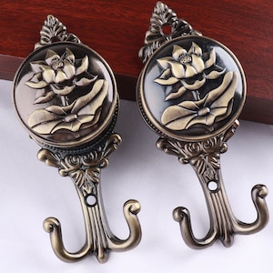 14cm Antique Curtain Tie Backs Hook,Decorative Hooks,Metal European Wall Hooks, Versatile Hooks,Coat Hangers, Towel Hook, Kitchen Hook
