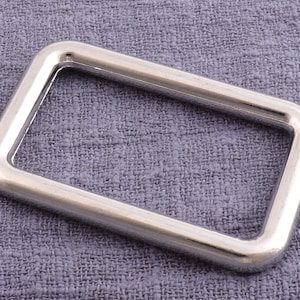 4pcs Rectangle D Ring,Square ring, rectangular buckles，Webbing Clasp,bag straps,shoes buckle -1-1/2&quot; (40mm)
