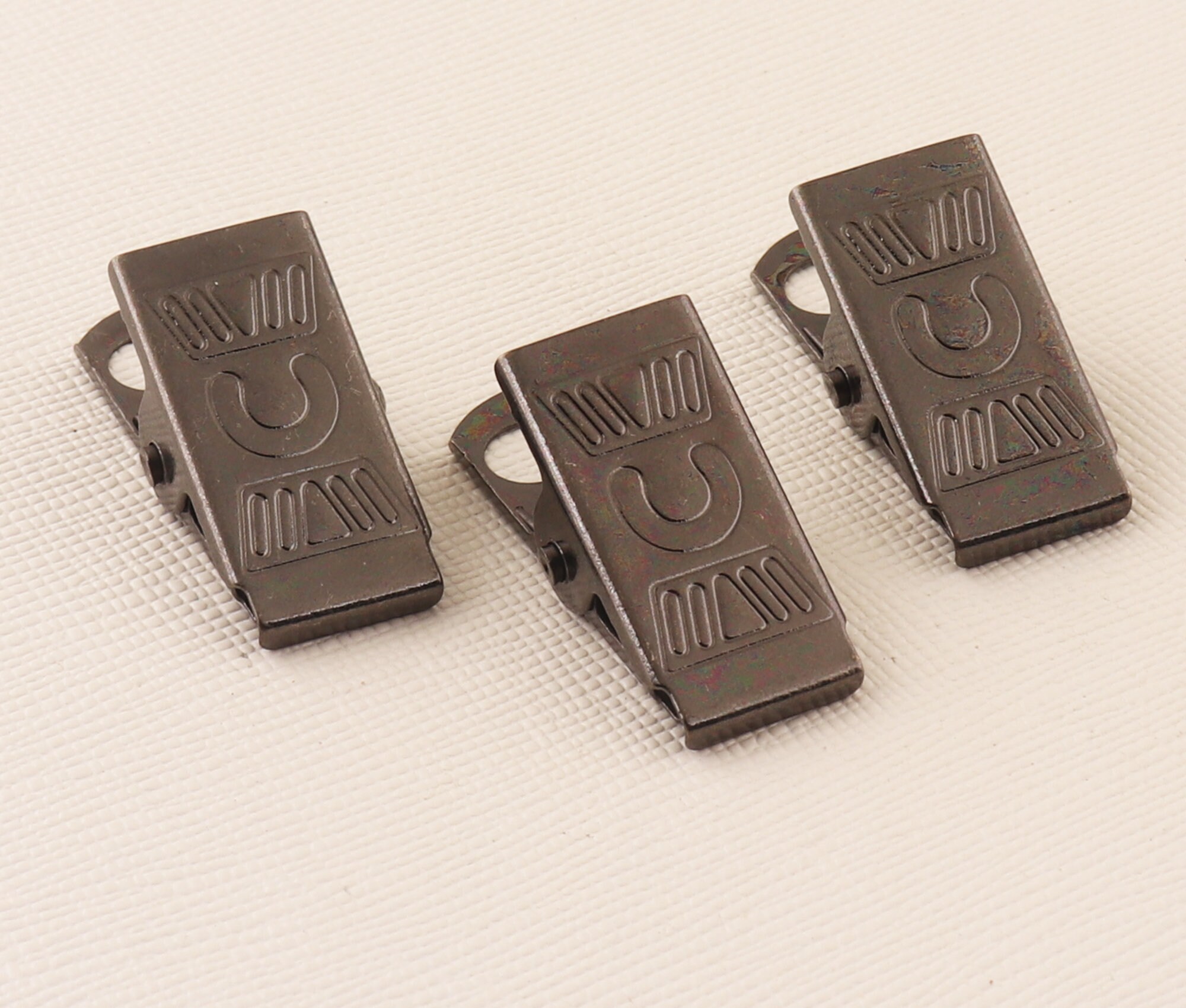 Black Metal ID Badge ClipsBadge HoldersID Holder Clips Name Etsy