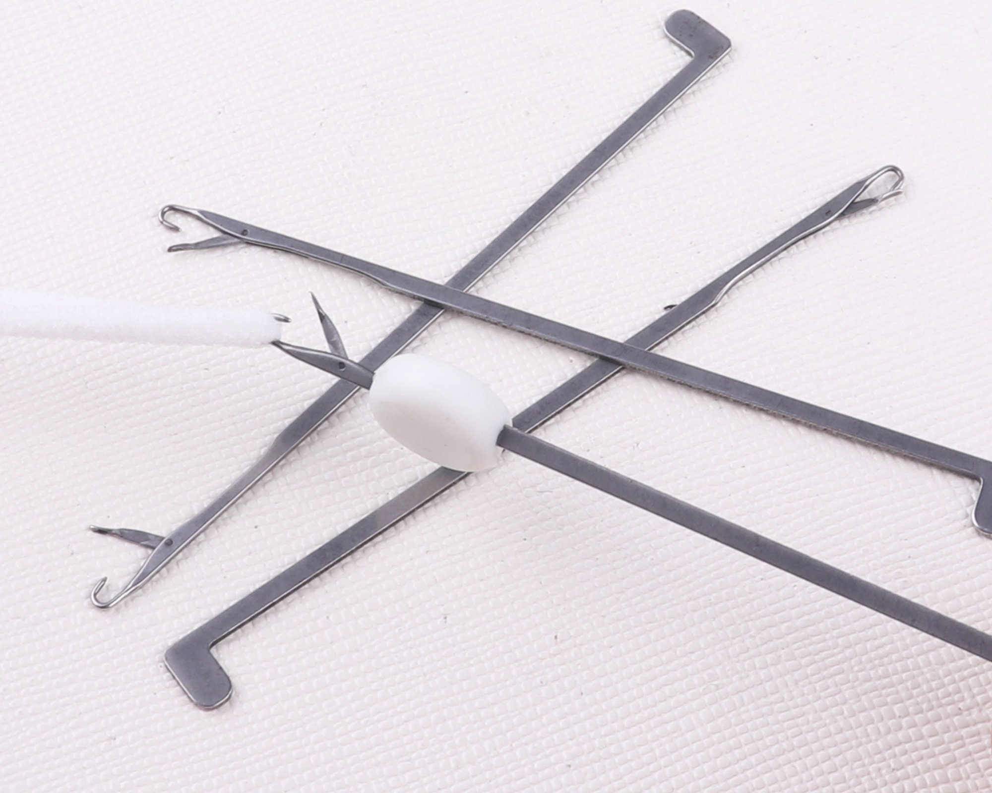 Aeeque 9 aghi per uncinetto lisci 2,0 – 6,0 mm, set di ganci corti da