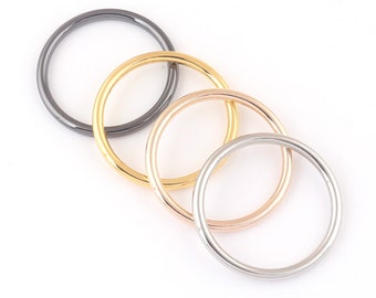 O ring Silver/Pale Gold/Gold/Gunmetal 32mm Metal Alloy O Rings,Purse ring,Round ring,Belt ring,Metal rings,Sterling rings-6pcs/lot