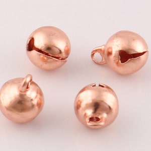 50Pcs 9mm Red Metal Jingle Bell,Christmas Bells,Dancing Bells,craft bells,jewelry bells,Liberty Bells,bell charm