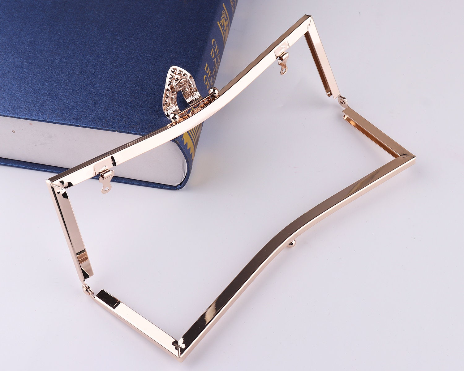 1pcs Metal Purse Frame Clutch Frame 22cm Bag Frames Light Etsy