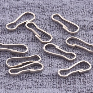 20 Steel Lanyard Hooks/ Sprung Hooks, Accessory Clip, 20 Mm, DIY Craft  Supply, Snap Clip 