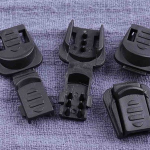 50Pcs Black Cord End Pulls for Paracord,Zipper Pull ,Paracord Tip,Paracord Cord Locks,Parachute Cord Accessories - 3/4&quot;（20mm）