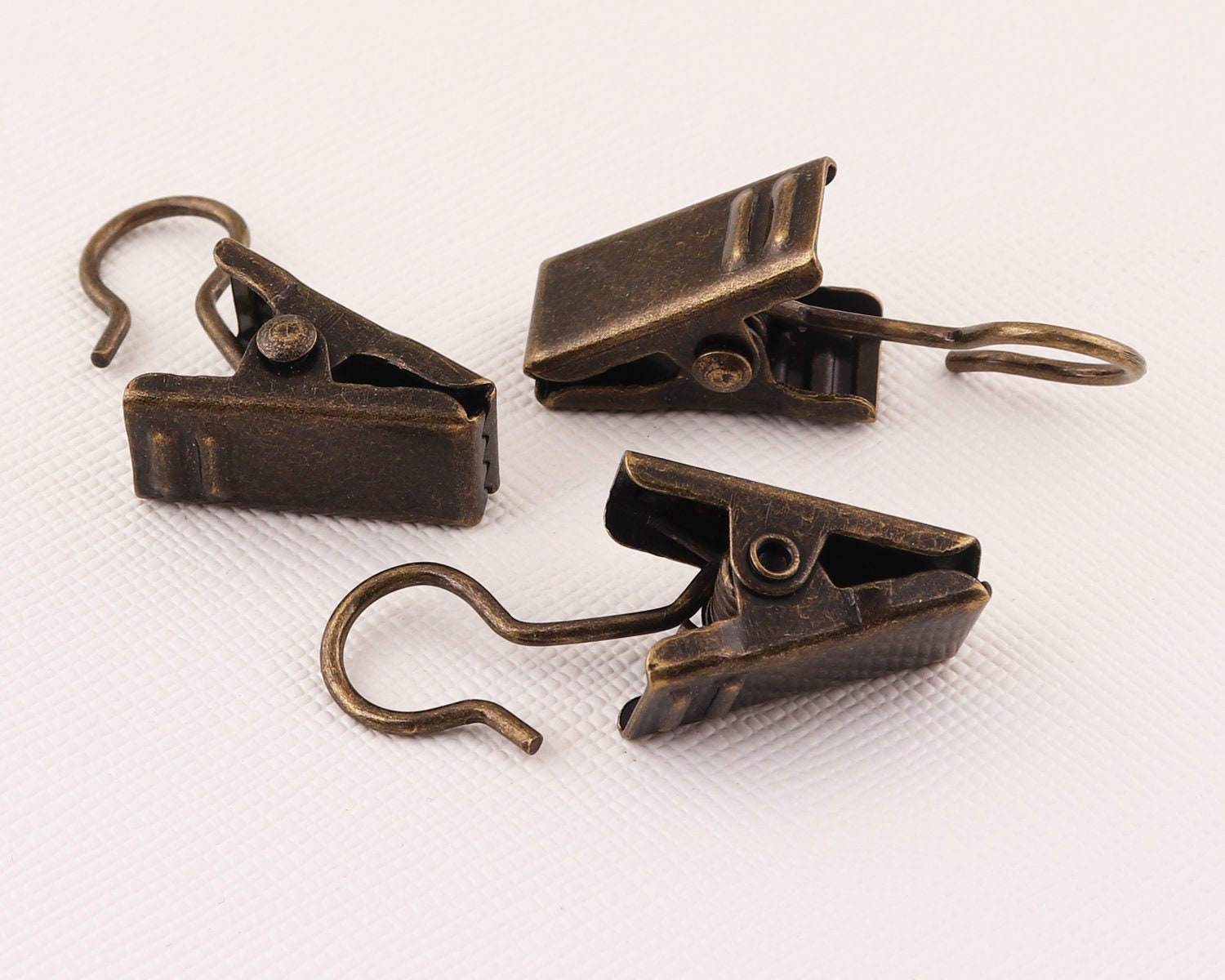 Bronze Curtain clip Alligator clips 30pcs Suspender clip Etsy