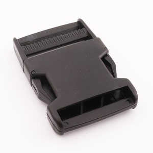 4Pcs Black plastic buckle,Locking Side Release Buckle,Bag Buckles , webbing buckles ,Plastic Paracord Buckle,Lanyard buckle - 1-1/2&quot;（38mm)
