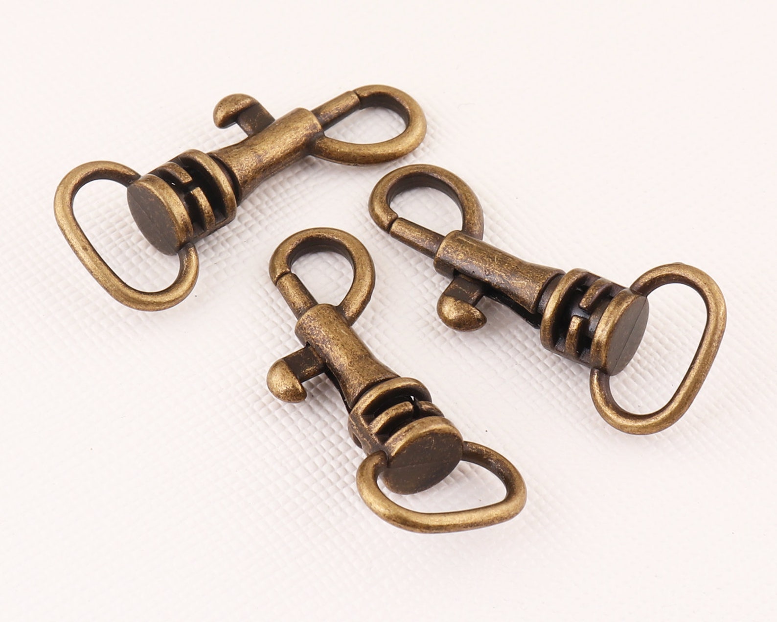 Bronze Lobster Clasp Metal Claw Clasp 10mm Swivel Lobster Etsy