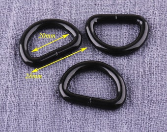 20mm D ringen, 10st Metal D ringen, Jump ring, portemonnee ring, riem D ring, D ringen voor tas