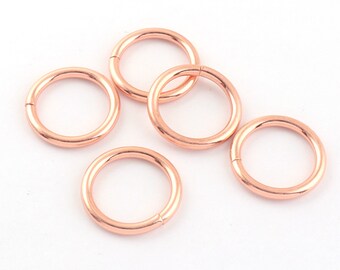 Rose gold O Ring 25mm*19mm Welded Metal O Buckle 1 Inch Belt Collar O Ring Purse Strap Connector Round Ring Leather Craft Hardware-10pcs/lot