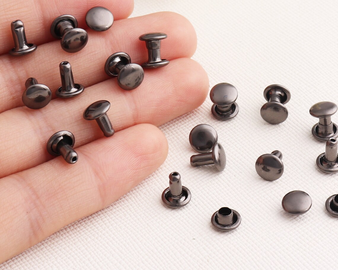 Stud Rapid Rivets Leather Craft Repairdouble Cap Rivetssmall Etsy UK