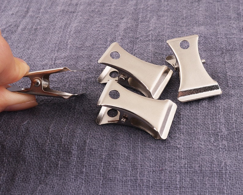 Metal Clip Alligator Clips 30pcs Swivel Clips 30mm Spring Etsy