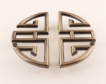 Schublade ziehen, Schrank zieht, chinesischen Stil antike Symmetrie zieht Knöpfe, 9cm zieht Griffe, Türgriff, antike Messing Kommode Griffe