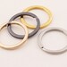 Double Loop Split Rings/keyrings Split Rings/key Ring/key Fob - Etsy
