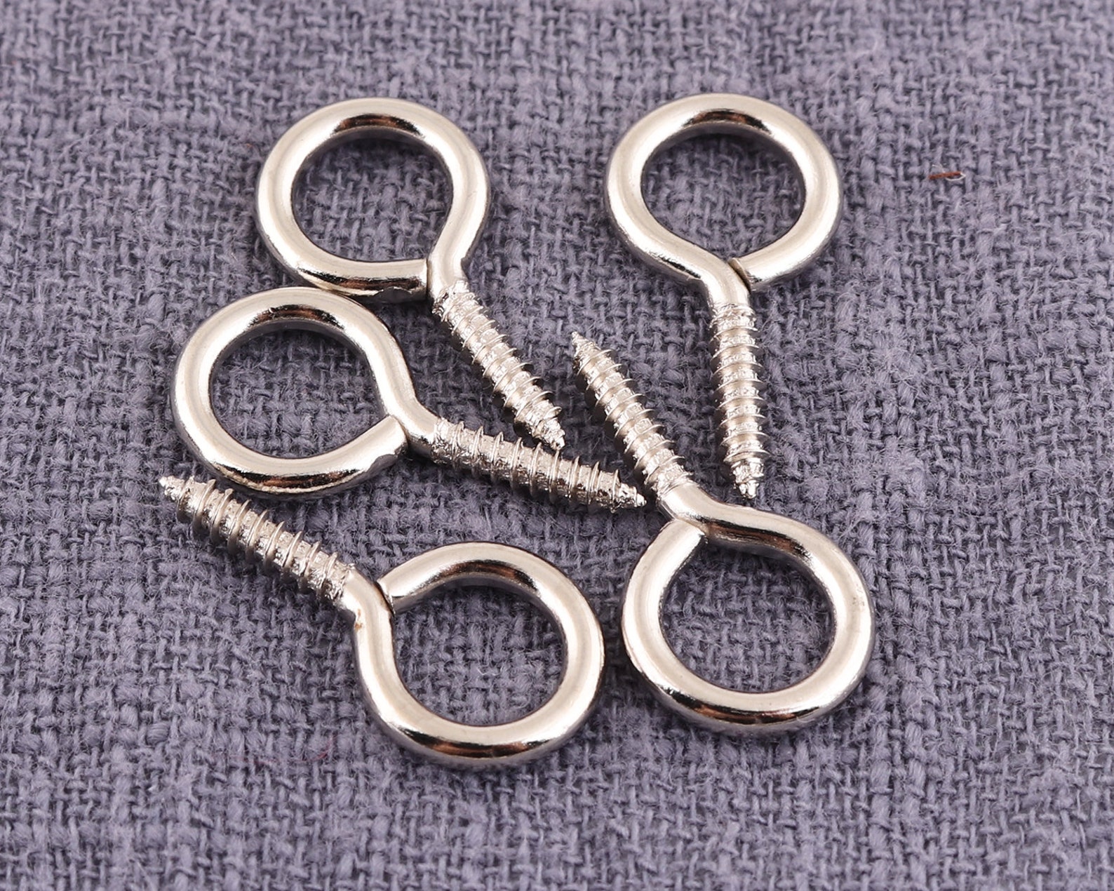Plated Screw Eye Hook 100pcs Mini Screw Eye Hook Bail Pins Etsy