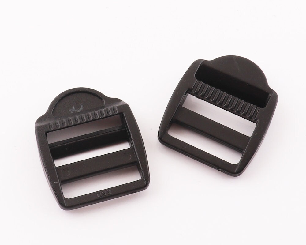 12Pcs 15mm Black Slide Adjuster plastic adjustable buck 12Pcs 15mm Black Slide Adjuster plastic adjustable buck