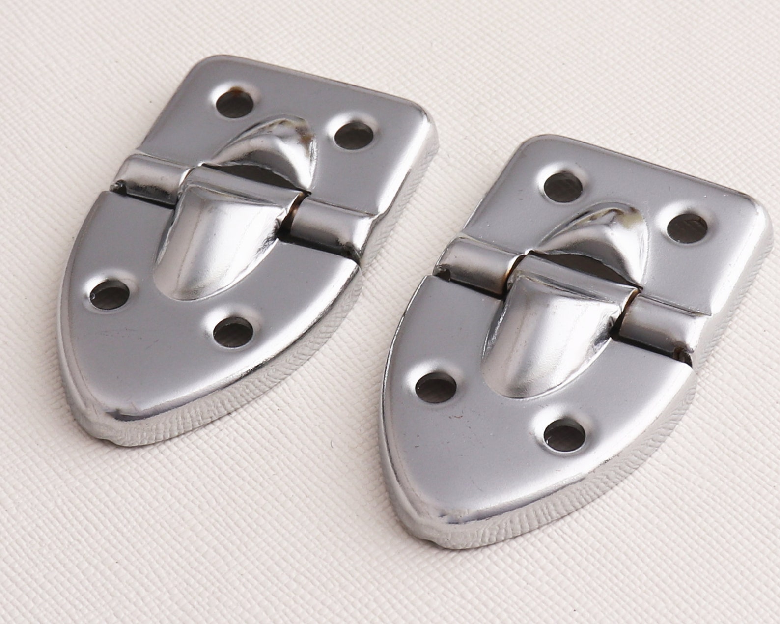 Silver Metal Hinges/box Hinges/woodworking Etsy