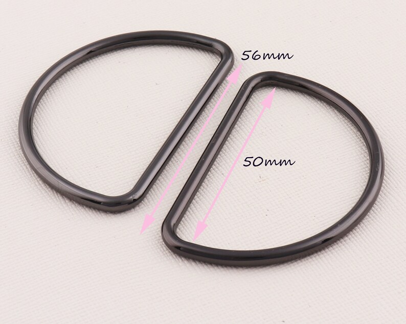 Purse ring Metal D rings Purse Bag Making Supplies,Adjustment and Webbing Connection Handbag D rings,belt rings buckles sewing rings