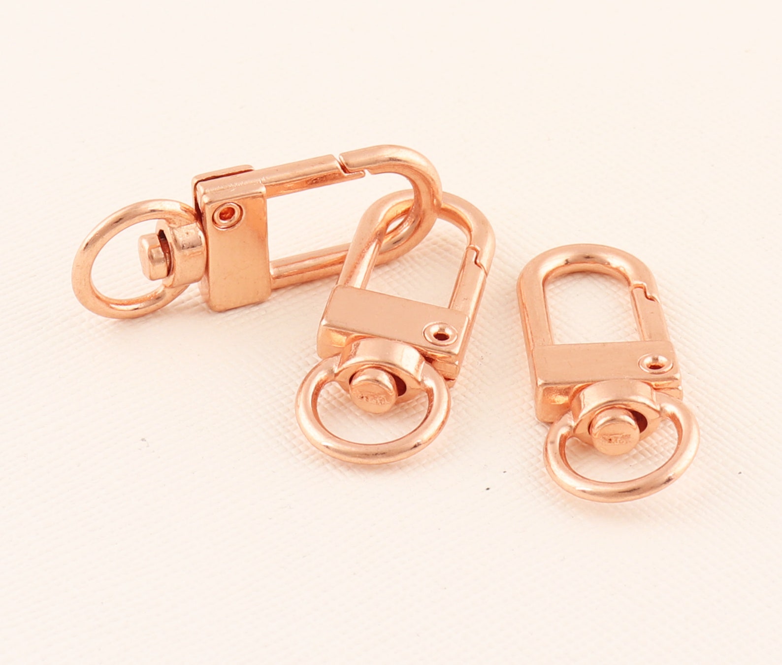 Rose Gold Purse Claspkeychain Clasp24pcs Swivel Snap Etsy