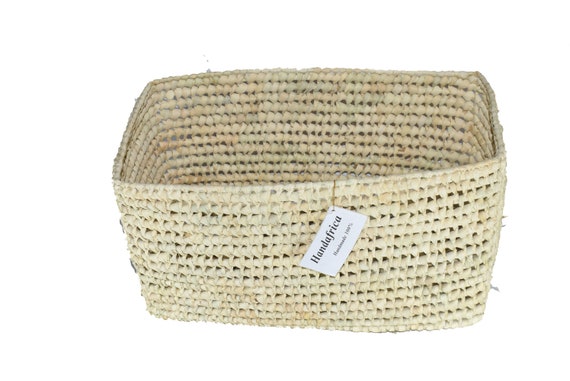 Large French Beldi Basket Market Beach Tote Shopper Straw Holiday Bag Storage