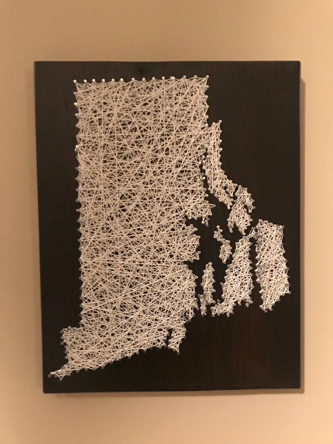 Rhode Island String Art Etsy