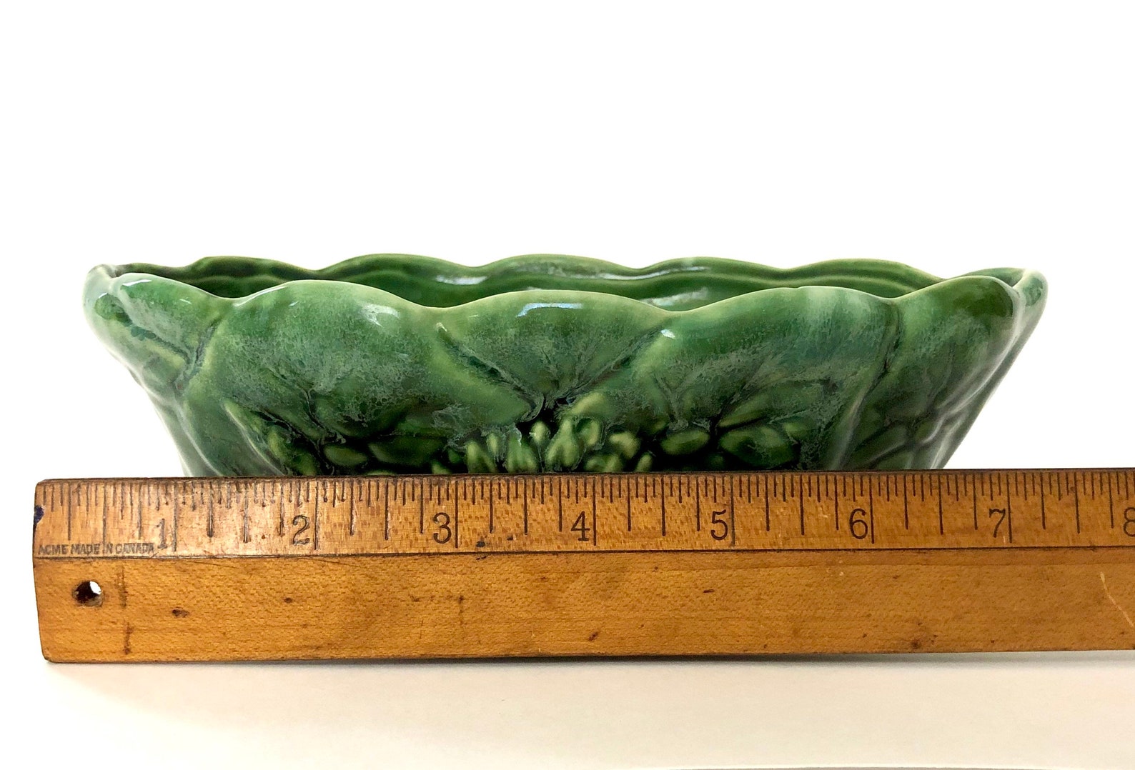 Vintage Cookson USA Pottery Floral Planter Etsy