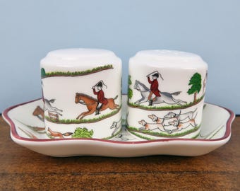 Coalport Hunting Scene 5 3/4