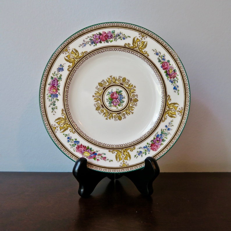 Wedgwood Columbia White Bread and Butter Plates Set of Two Etsy