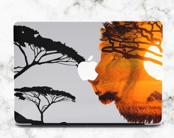 MacBook Air 2022 Case Lion MacBook 13 inch Hard Case Macbook Pro 14 Case Africa King MacBook Air M1 Case MacBook Pro 16 Case MacBook M2 Case