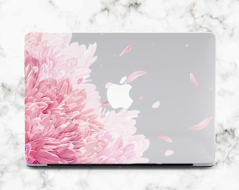 MacBook M1 Case MacBook 13 inch Case MacBook Pro 14 Hard Case MacBook 16 inch Cover Floral Petals MacBook Air 13 2022 Pink Flower MacBook M2