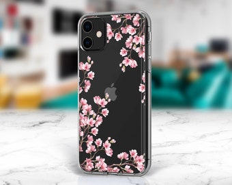 iPhone 12 13 Pro Max Case for iPhone 14 Pro Max Cherry Blossom Samsung S10 Plus Case Sakura Samsung S23 Ultra Case Samsung Note 10 Plus Case