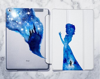 Per Apple iPad Mini 1 2 3 4 5 FROZEN DISNEY CARTOON Helsa Anna Olaf CASE COVER