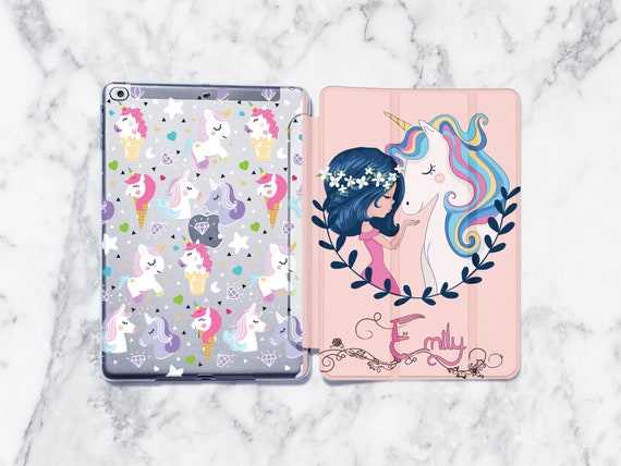 Cute Unicorn Case Ipad Pro 12 9 Case Personalized Case Ipad Etsy