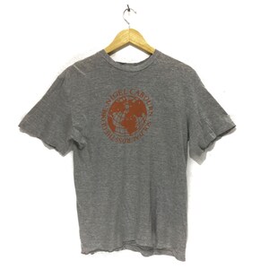 Vintage JEAN LOUIS SCHERRER Paris Tokyo Floral Paisley Button Down Casual Tee Shirt Made In Japan